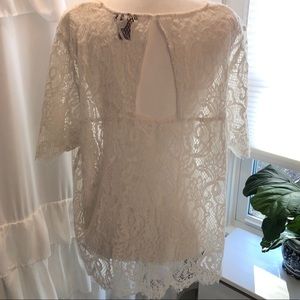EUC H&M lace top, size 22